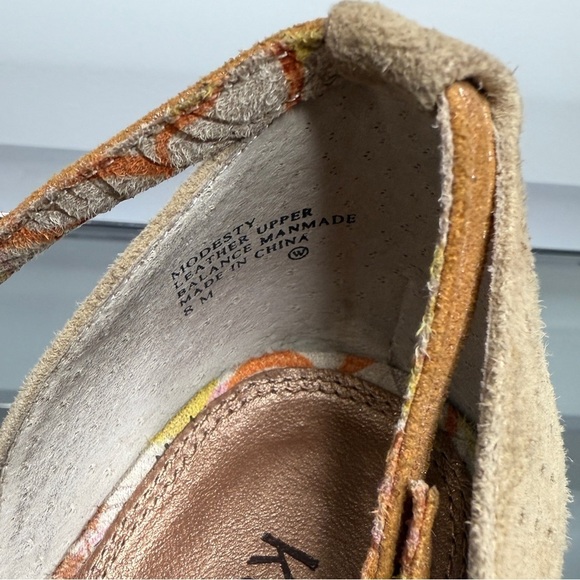 Kenzie Modesty Tan Cream Women's Sandals (8) - Picture 7 of 8